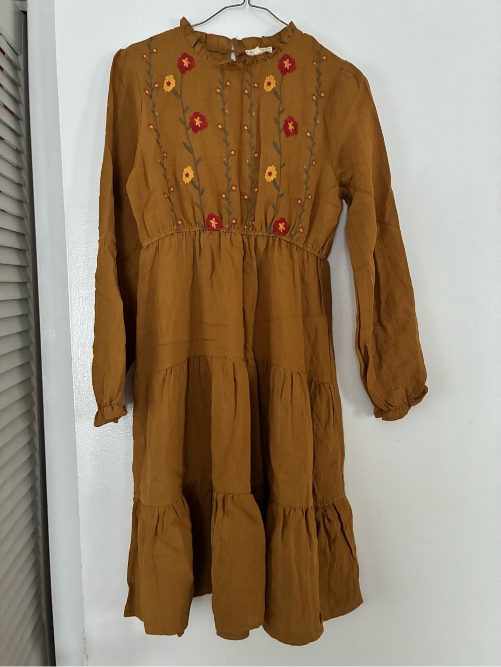 Hayden Girls XL Embroidered Tiered Dress